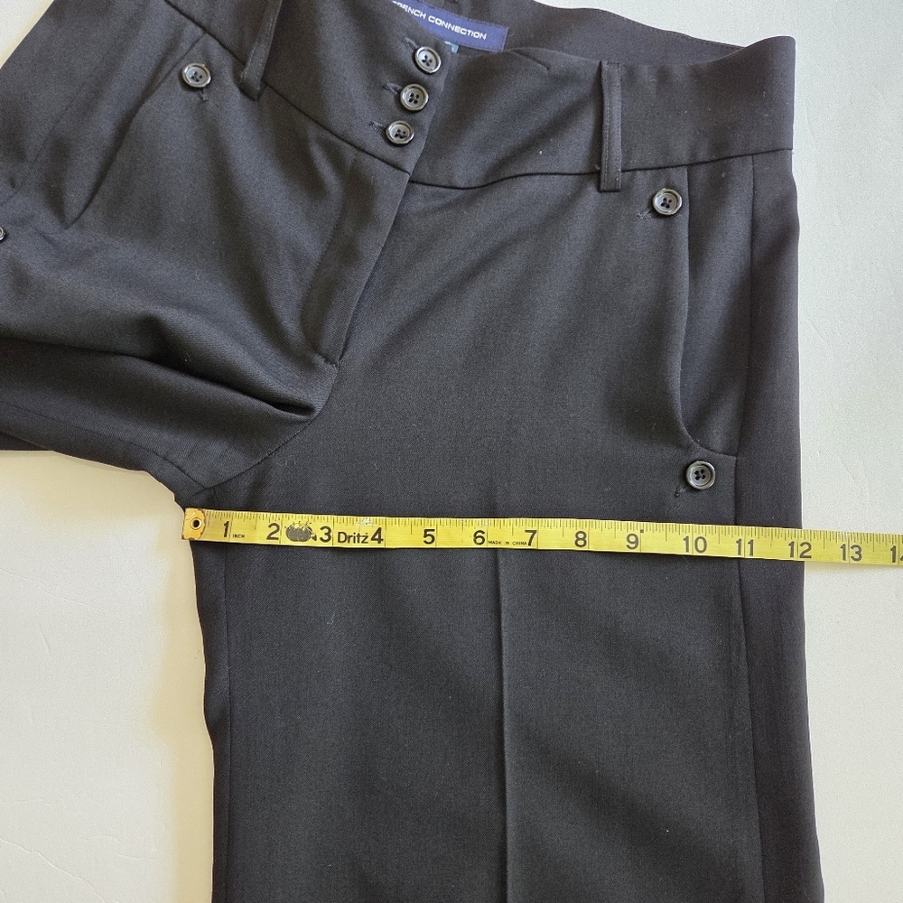 French Connection Black Wide Leg Pants - Picture 8 of 9